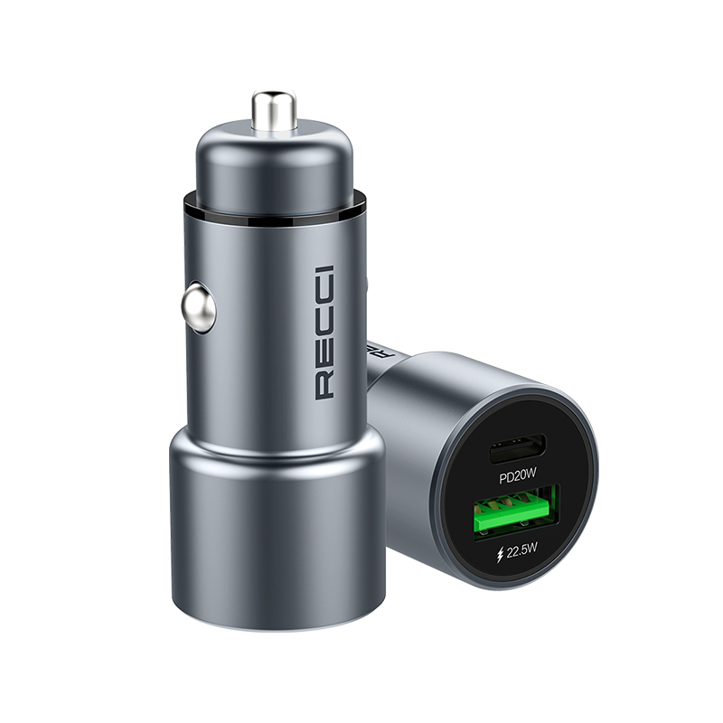 شارژر فندکی PD فست رسی Recci RCC-P01 Car Charger