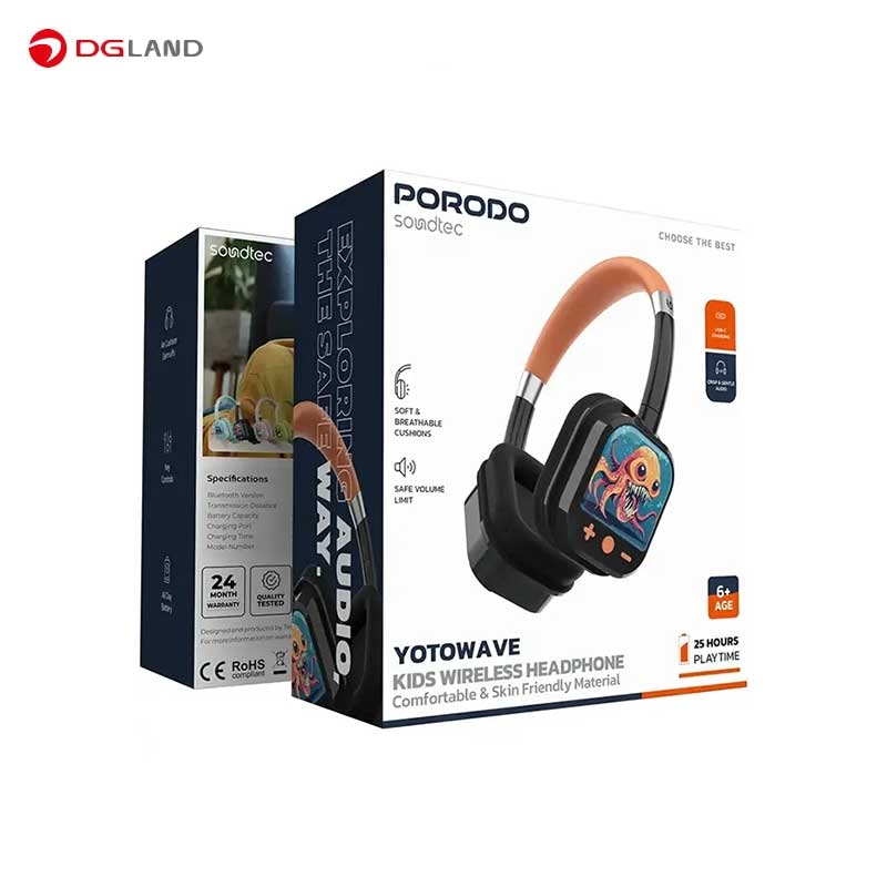 هدفون بلوتوثی کودکان پرودو مدل Soundtec Yotowave PDSTC303