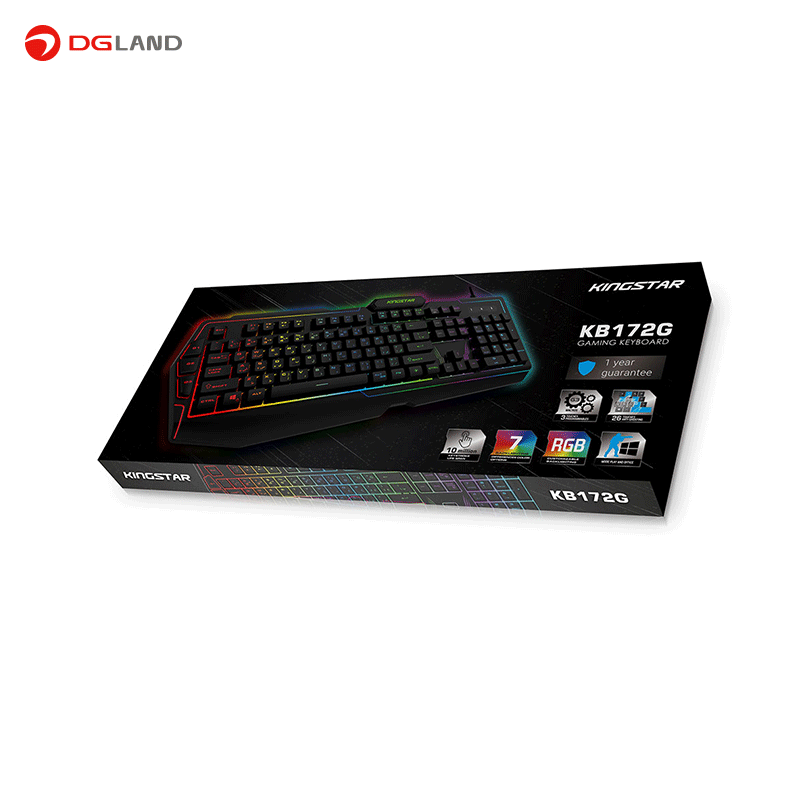 کیبورد کینگ استار مدل KB172G مخصوص بازی کیبورد کینگ استار مدل KB172G مخصوص بازی