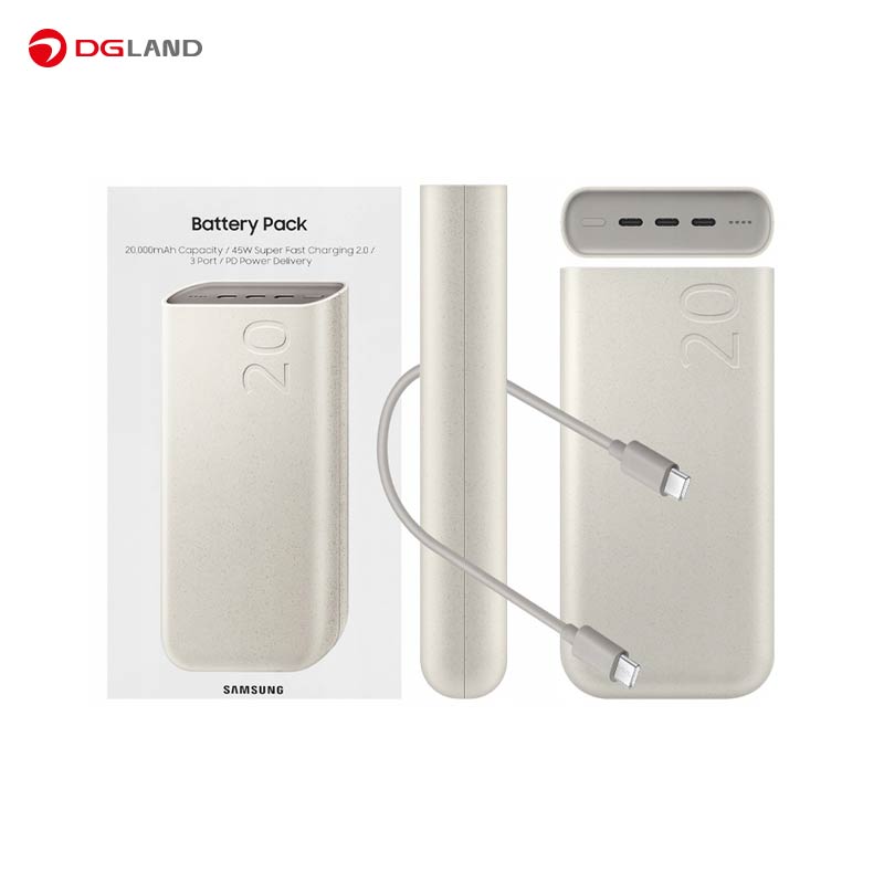 پاوربانک سامسونگ مدل Battery Pack EB-P4520 ظرفیت 20000 میلی آمپرساعت