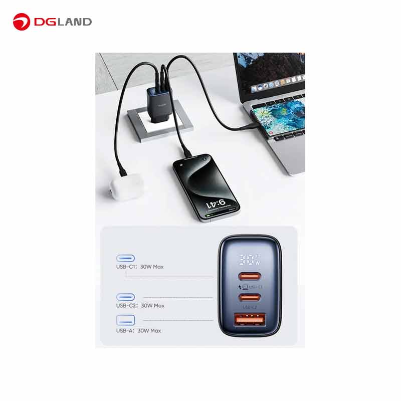 شارژر دیواری 30 وات مک دودو مدل CH-218