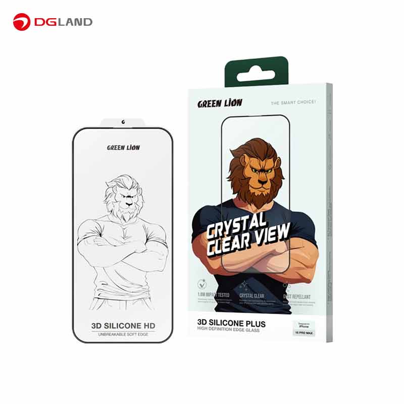 محافظ صفحه نمایش گرین مدل 3d silicon plus مناسب برای گوشی موبایل iphone 16 pro max محافظ صفحه نمایش گرین مدل 3d silicon plus مناسب برای گوشی موبایل iphone 16 pro max