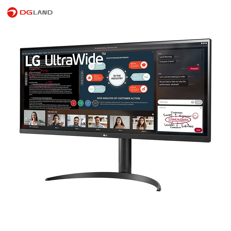 مانیتور ال جی مدل UltraWide 34WP550 سایز 34 اینچ