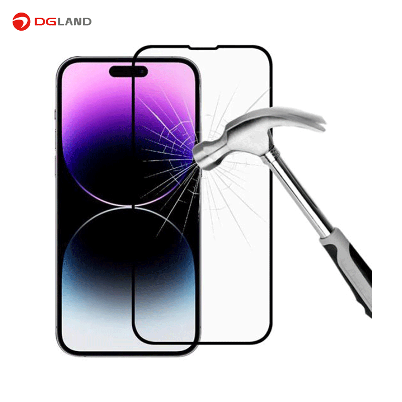 محافظ صفحه نمایش تمام صفحه مناسب برای گوشی موبایل اپل مدل iPhone 14 pro