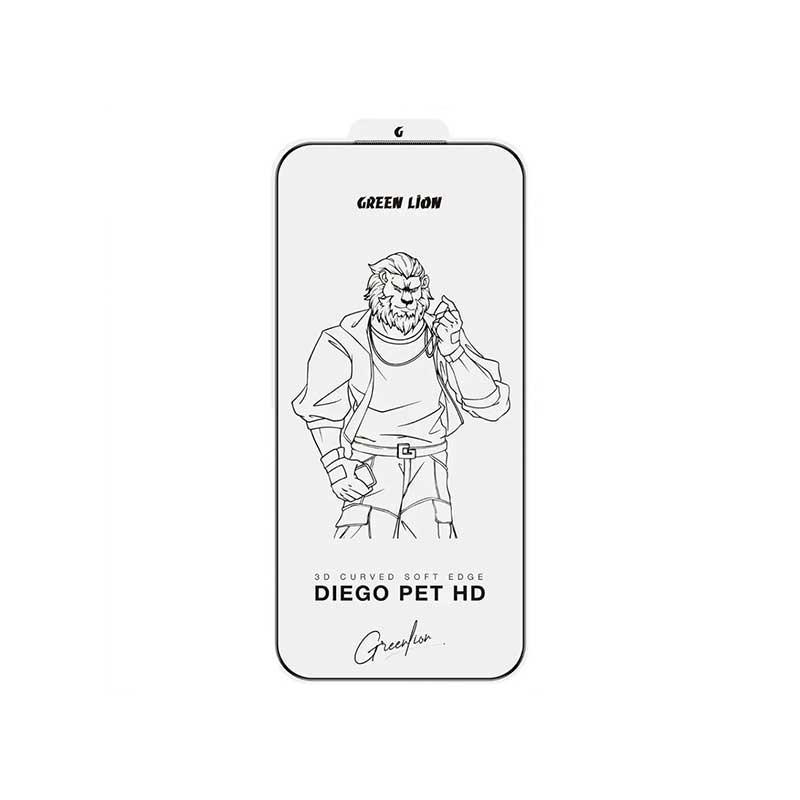 گلس گرین لاین مدل Diego PET HD مناسب برای گوشی موبایل اپل iPhone 17 Pro GNDPTHD17P
