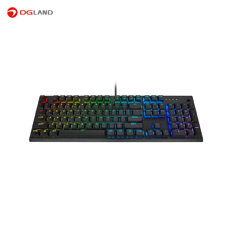 کیبورد مخصوص بازی کورسیر مدل K60 RGB PRO 100% CHERRY MV کیبورد مخصوص بازی کورسیر مدل K60 RGB PRO 100% CHERRY MV