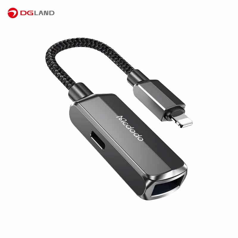 مبدل 2 در 1 Lightning به USB-A 3.0 مک دودو مدل CA-269