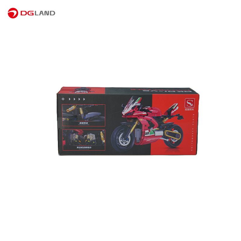 لگو تکنیک موتور مدل Nuodun V4CR Motorcycle 