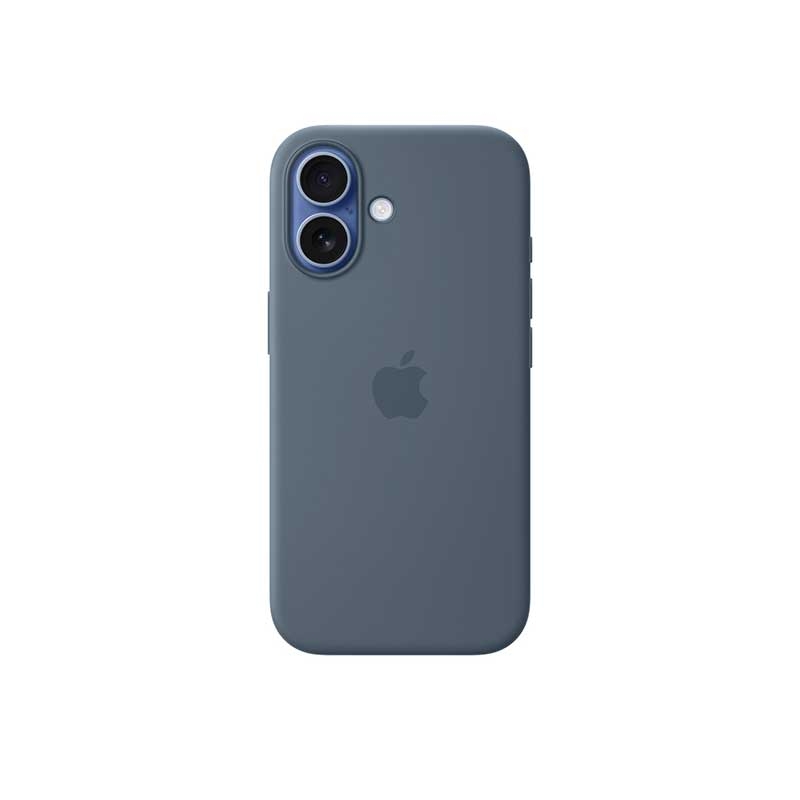کاور اورجینال اپل مدل Mgew4 سیلیکونی همراه با مگ سیف مناسب برای گوشی موبایل اپل iPhone 17 