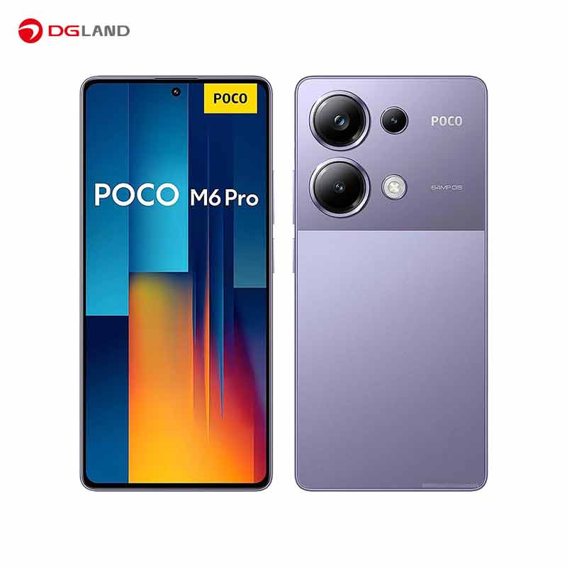 گوشی موبایل شیائومی مدل Poco M6 Pro 4G دو سیمکارت  ظرفیت 512 گیگابایت و رم 12 گیگابایت