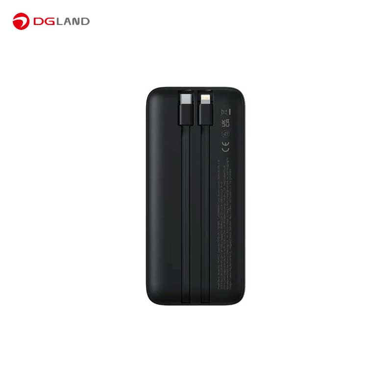 پاوربانک 22 وات بیسوس مدل LIPOW Dual ظرفیت 20000 میلی‌آمپرساعت به همراه کابل USB-C و لایتنینگ