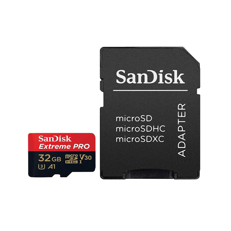 کارت حافظه microSDHC سن دیسک مدل Extreme Pro V30 کلاس 10 استاندارد UHS-I U3 سرعت 100MBps 667X ظرفیت 32 گیگابایت