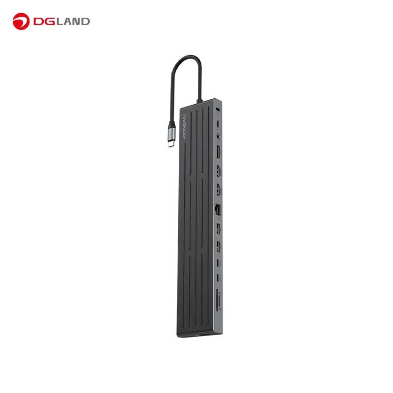 هاب و استند لپ‌تاپ  پاورولوژی مدل PWDC4DB13 IN 1