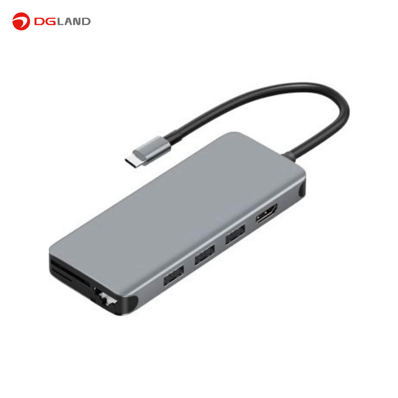 هاب 12 پورت USB-C گرین لاین مدل 12 A