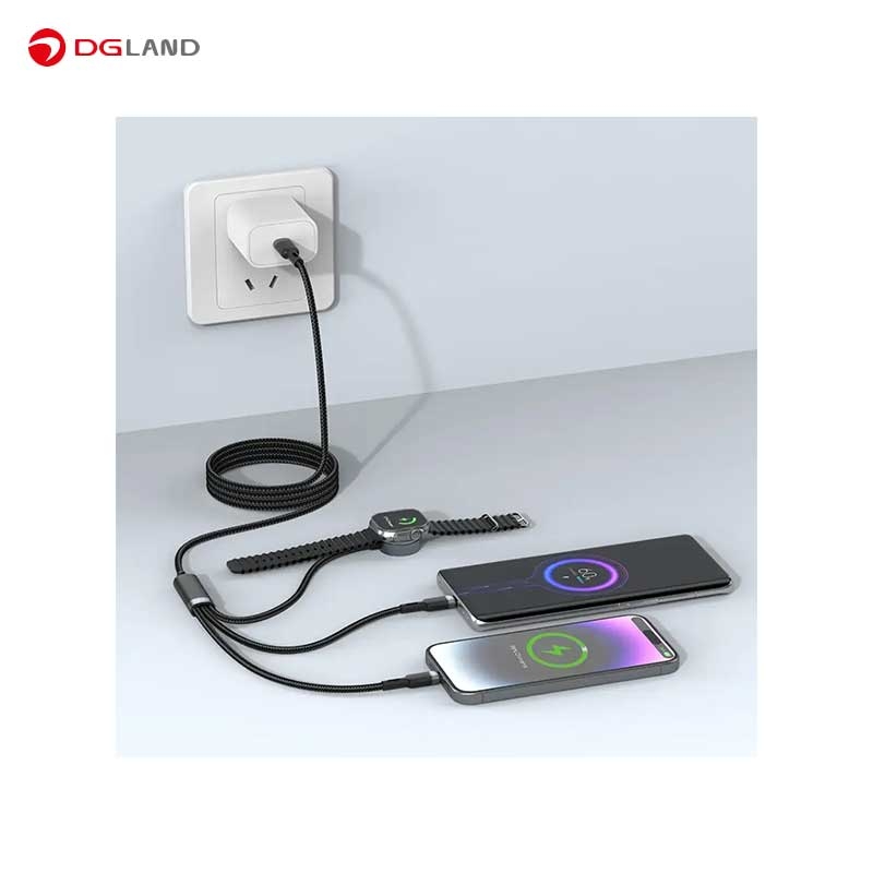 کابل شارژ 3 در 1 پرودو مدل Trio Link PDCCLWC60W