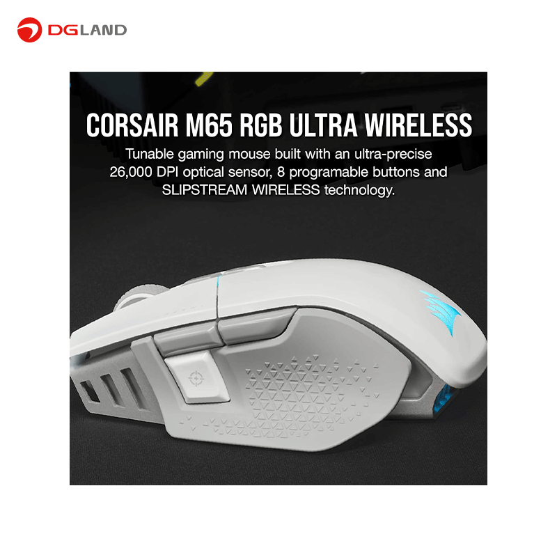 ماوس مخصوص بازی کورسیر مدل M65 RGB ULTRA WIRELESS Tunable FPS