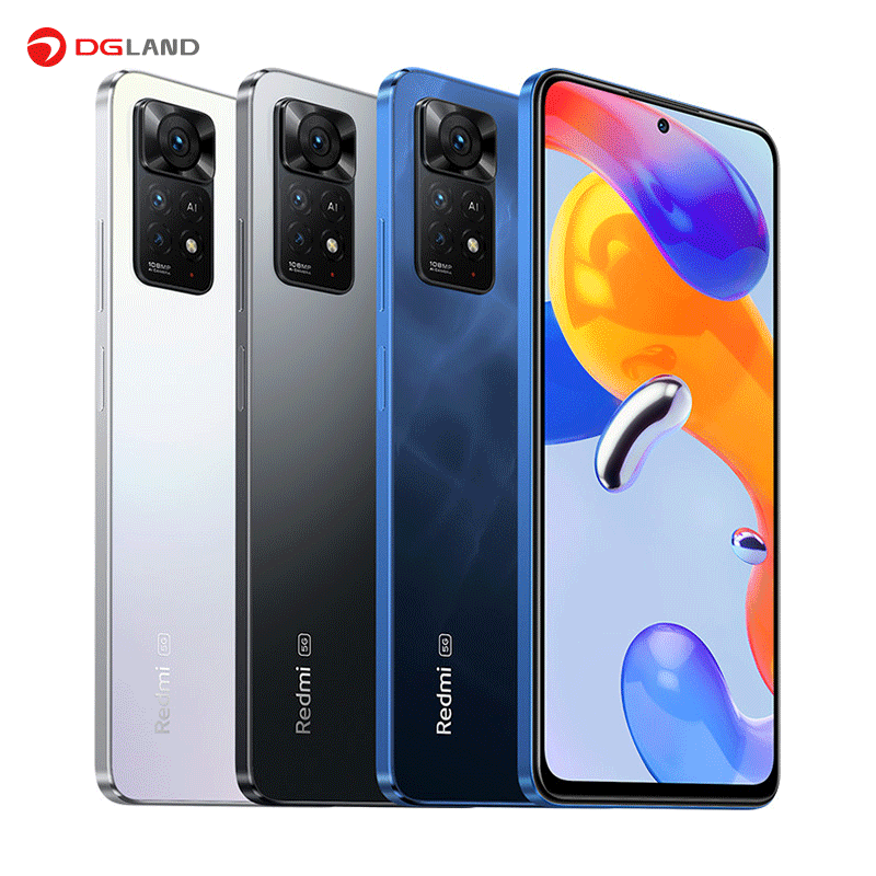 گوشی موبایل شیائومی مدل Redmi Note 11 pro 5G دو سیم‌ کارت ظرفیت 128 گیگابایت و رم 6گیگابایت (پک گلوبال)