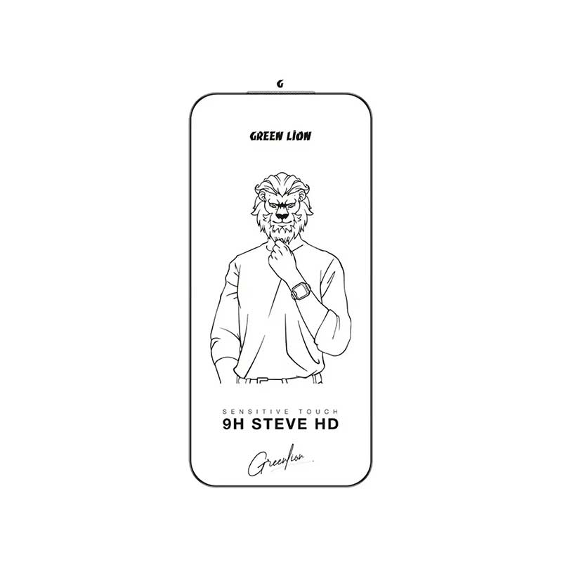 محافظ صفحه نمایش گرین لاین مدل 9H steve GN9HSGL17PM مناسب برای گوشی موبایل اپل iPhone 17 Pro Max
