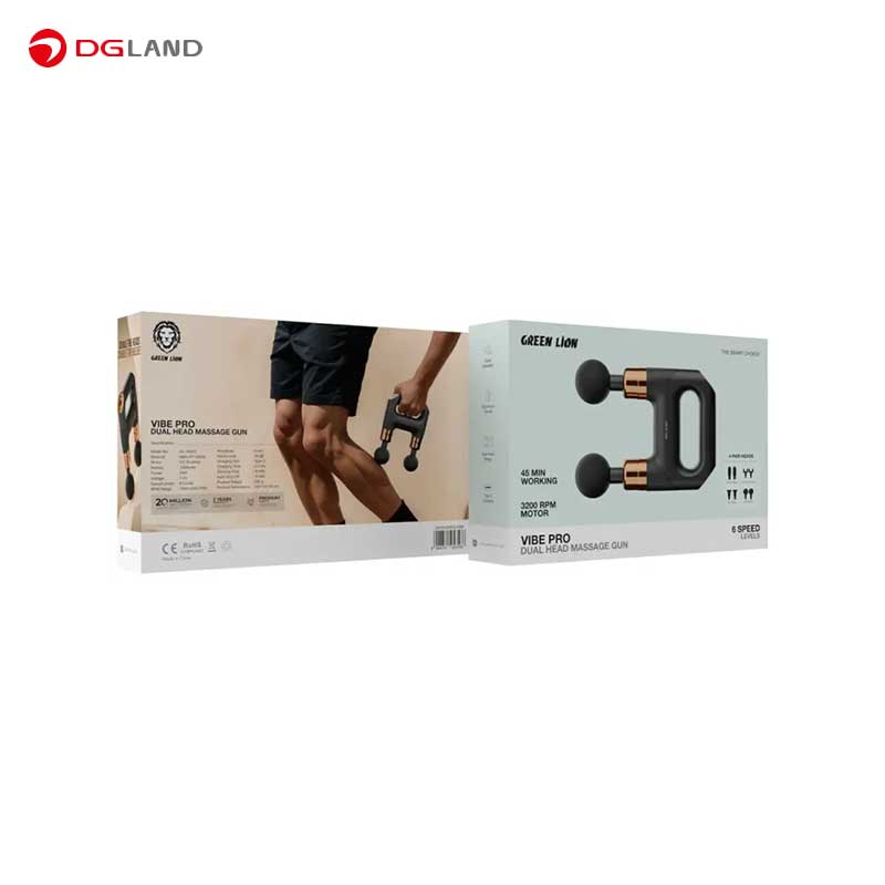 ماساژور تفنگی دو سر گرین لاین مدل Vibe Pro GNVDUMSGUN