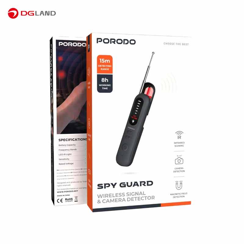  دوربین یاب پرودو Spy Guard سیگنال یاب Porodo PD-ETK11