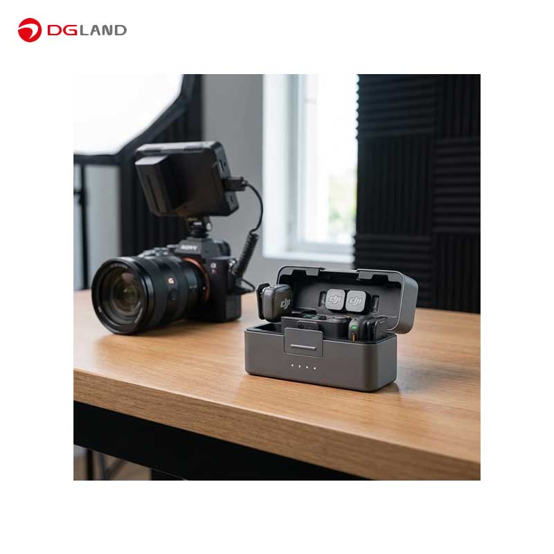میکروفن بی سیم دوکاربره دی جی آی مدل Mic 3