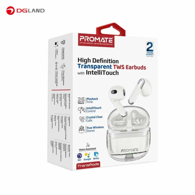 هندزفری بلوتوثی پرومیت مدل TRANSPODS هندزفری بلوتوثی پرومیت مدل TRANSPODS