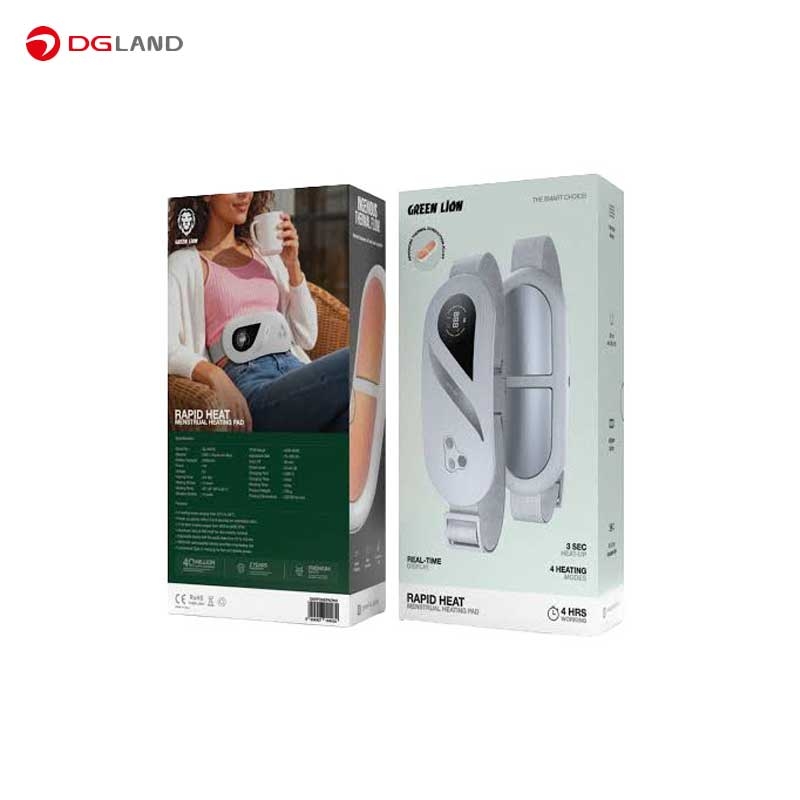 ماساژور قاعدگی و پد گرم‌کن گرین لاین مدل Rapid Heat GNRPDMEPAD