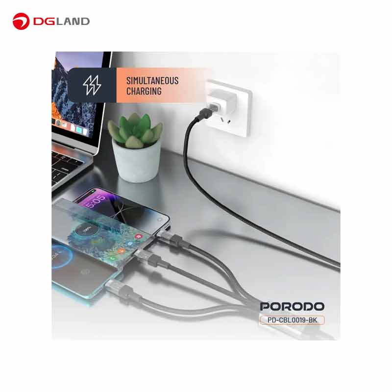 کابل شارژ هوشمند پرودو مدل PD-CBL0019 طول 1 متر