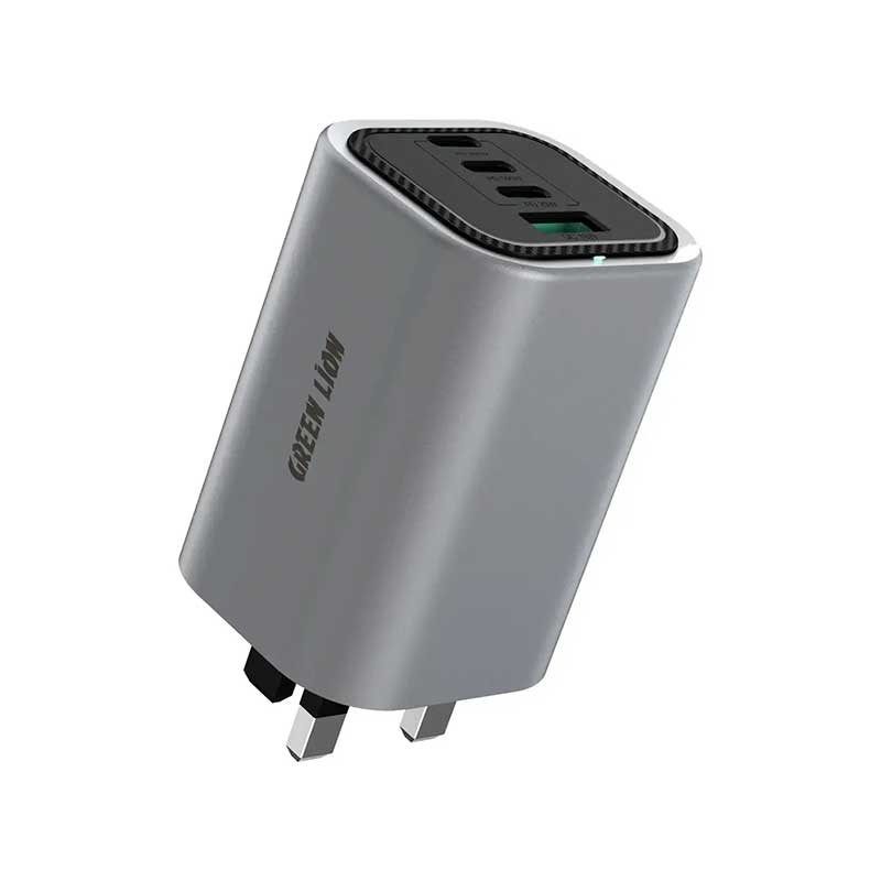 شارژر دیواری 100 وات 4 پورت گرین لاین مدل GNPRGAN100W
