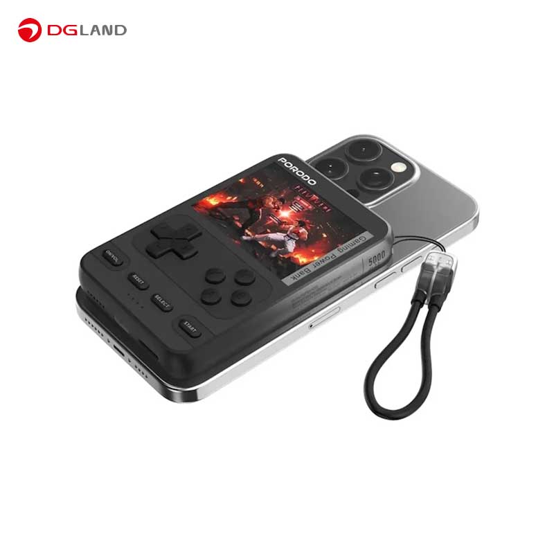 پاوربانک مگ سیف و کنسول بازی پرودو مدل PBPBXH003 Arcadevolt 5   ظرفیت 5000 میلی آمپر ساعت