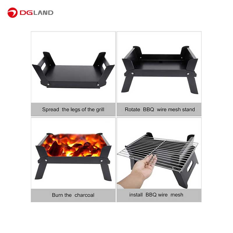 باربیکیو تاشو گرین لاین مدل Qudra Grill GNQDRBBQST