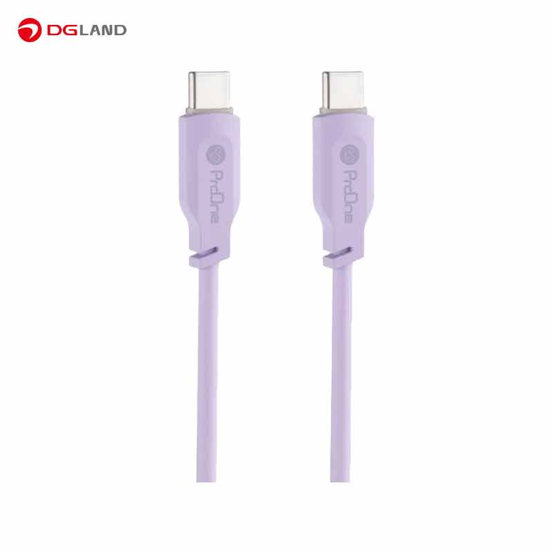 کابل USB-C به USB-C پرووان مدل PCC141 طول 1.2 متر