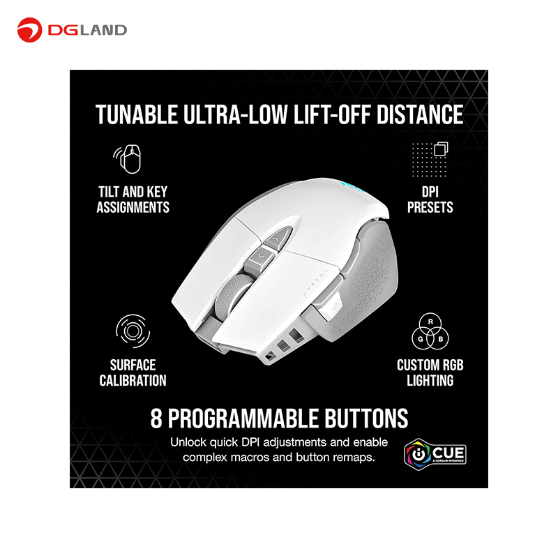 ماوس مخصوص بازی کورسیر مدل M65 RGB ULTRA WIRELESS Tunable FPS