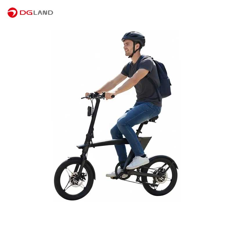 دوچرخه برقی تاشو گرین لاین مدل GBK-200 با پدال تاشو