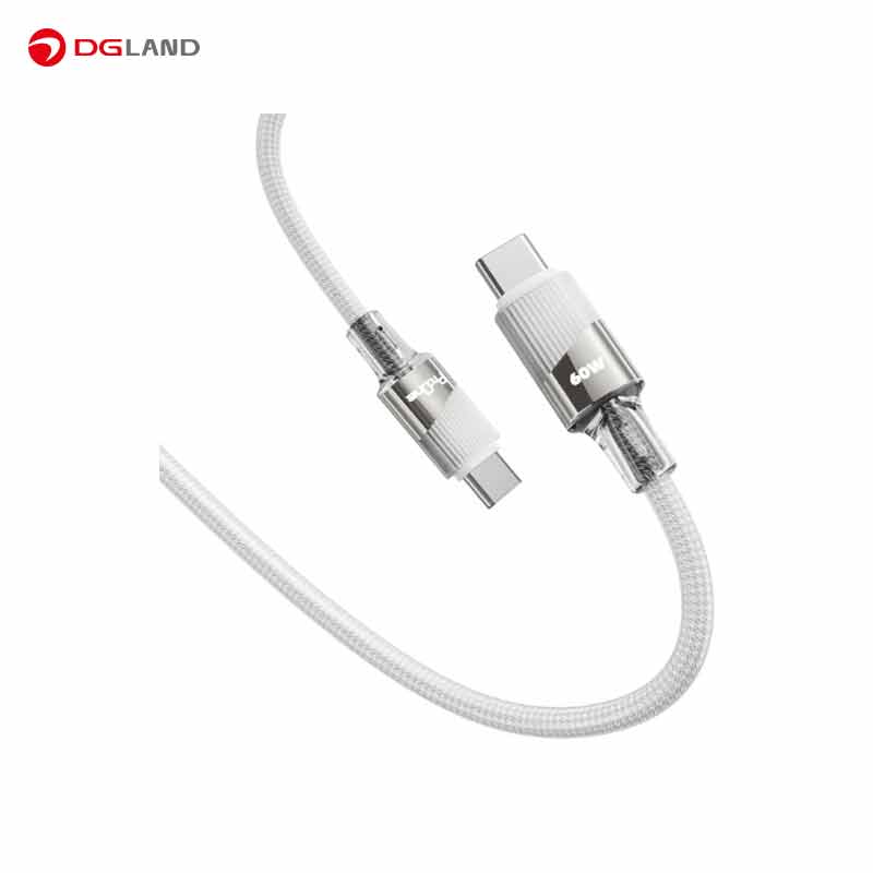 کابل شارژ  USB-C به USB-C پرووان مدل PCC131 طول 1 متر