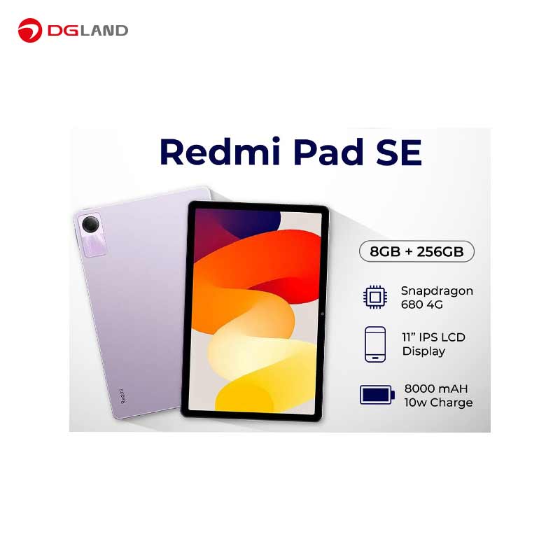 تبلت شیائومی مدل Redmi Pad SE ظرفیت 256 گیگابایت رم 8 گیگابایت تبلت شیائومی مدل Redmi Pad SE ظرفیت 256 گیگابایت رم 8 گیگابایت