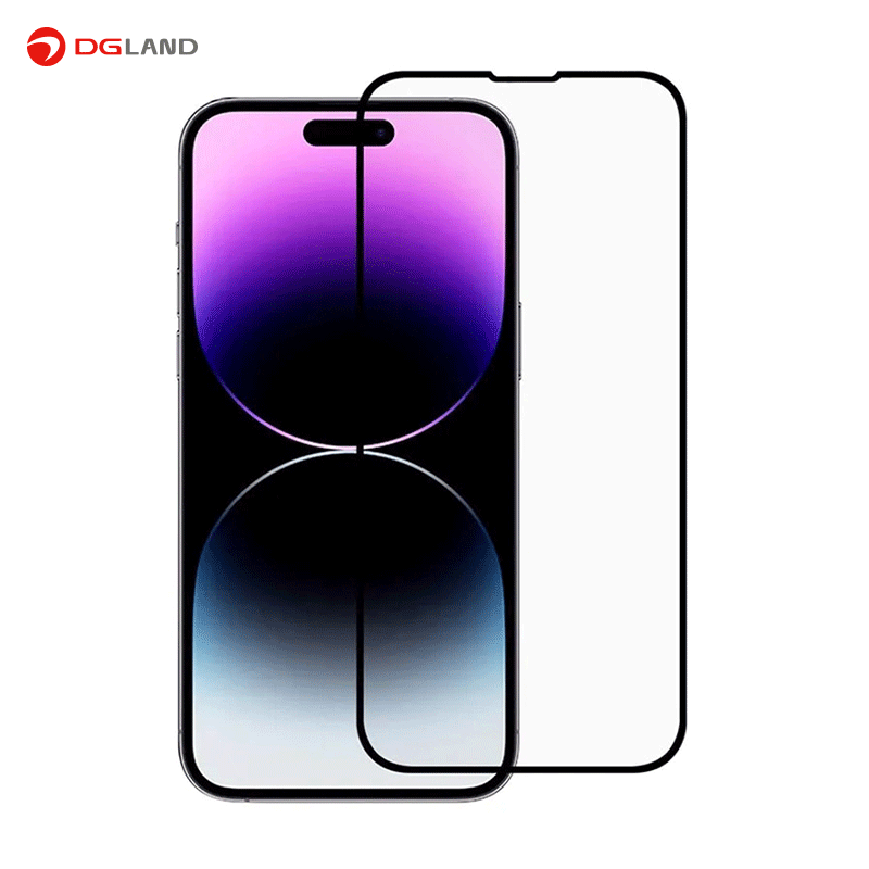 محافظ صفحه نمایش تمام صفحه مناسب برای گوشی موبایل اپل مدل iPhone 14 pro