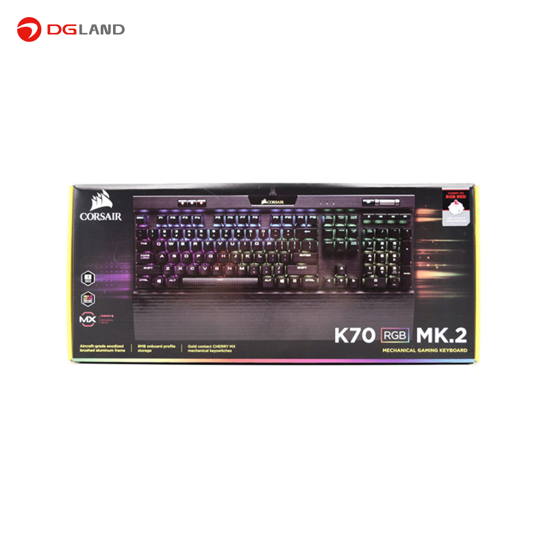 کیبورد مخصوص بازی کورسیر مدل K70 RGB MK.2 RAPIDFIRE کیبورد مخصوص بازی کورسیر مدل K70 RGB MK.2 RAPIDFIRE