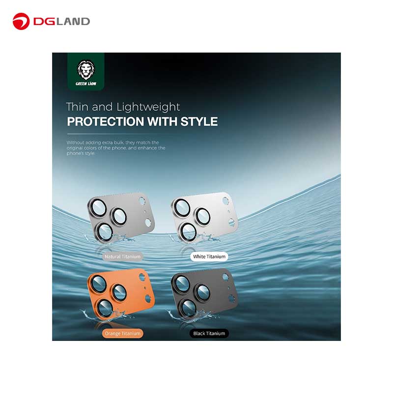 محافظ لنز دوربین گرین لاین مدل Lens Pro GNCMLP17PM مناسب برای گوشی موبایل آیفون 17 پرومکس