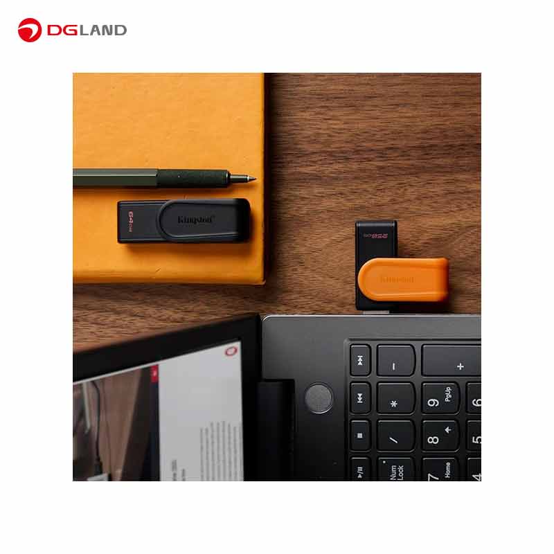 فلش مموری کینگستون مدل Exodia S ظرفیت 128 گیگابایت با رابط USB 3.2