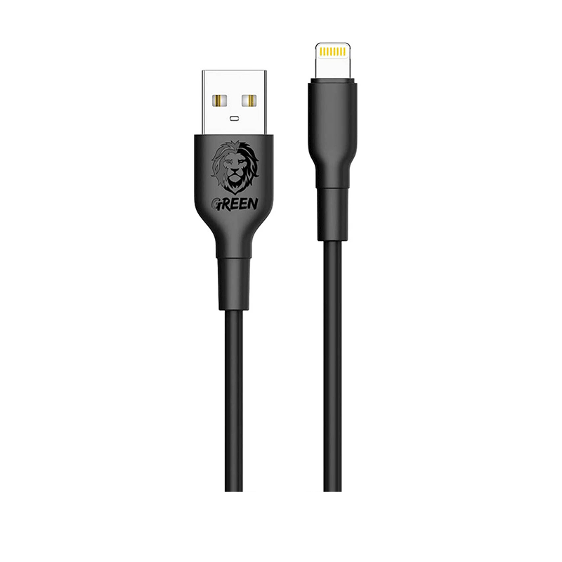 کابل لایتنینگ به یو اس بی گرین مدل Braided Lightning Cable طول 1.2 متر