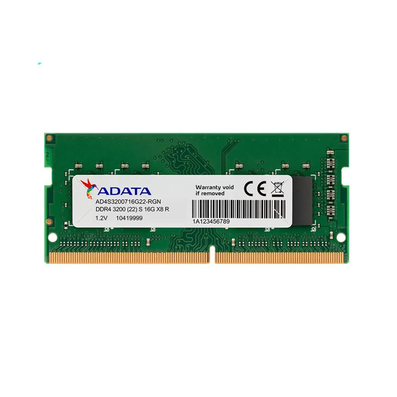 حافظه رم لپ تاپ ای دیتا مدل Premier DDR4 3200 SO-DIMM ظرفیت 16 گیگابایت حافظه رم لپ تاپ ای دیتا مدل Premier DDR4 3200 SO-DIMM ظرفیت 16 گیگابایت