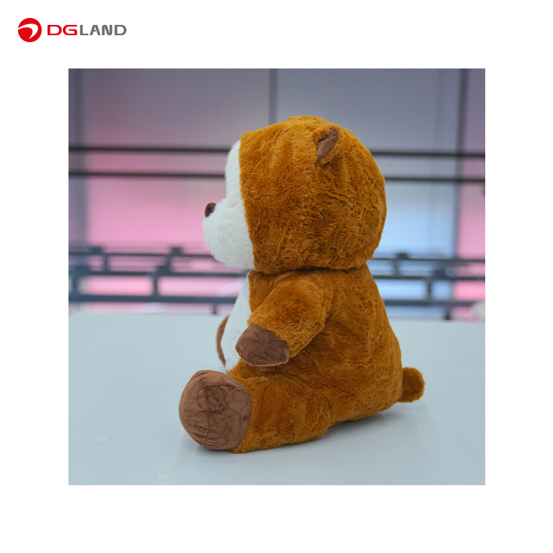عروسک خرس لباس دار مدل Teddy ارتفاع 37 سانتی متر