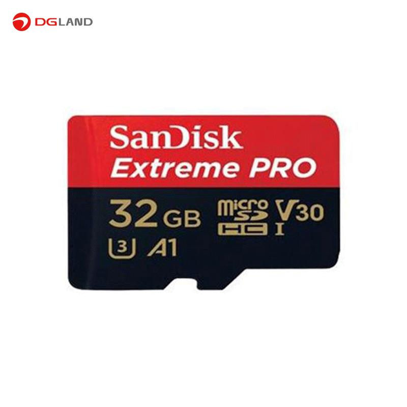 کارت حافظه microSDHC سن دیسک مدل Extreme Pro V30 کلاس 10 استاندارد UHS-I U3 سرعت 100MBps 667X ظرفیت 32 گیگابایت