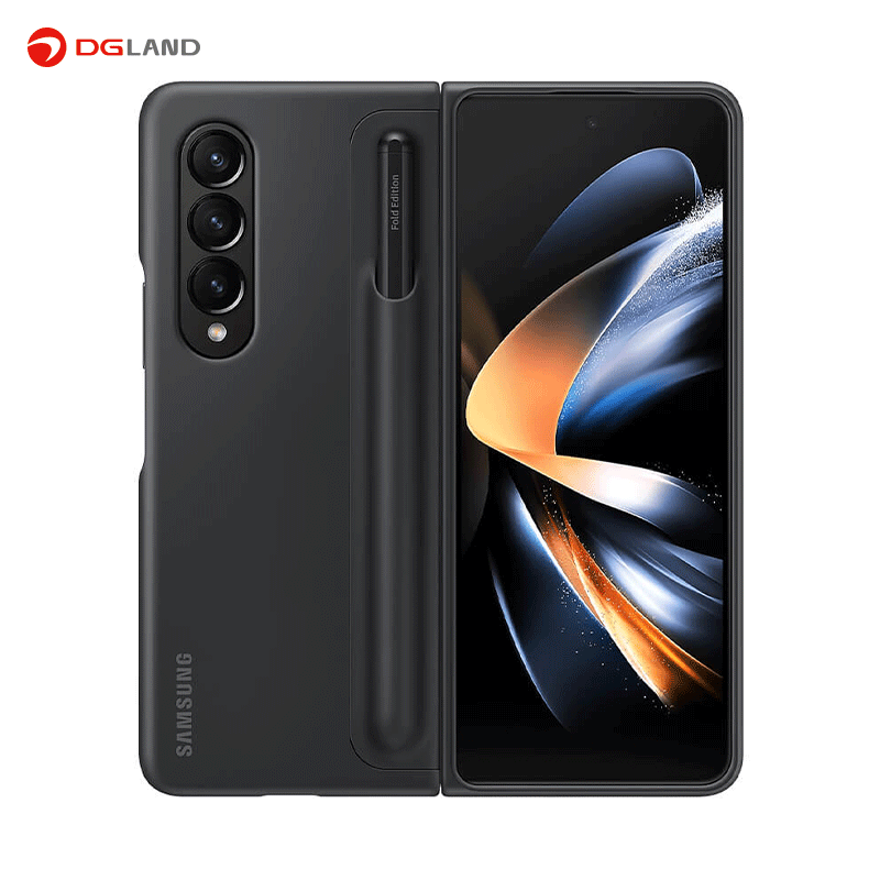 کاور سیلیکونی سامسونگ مدل Standing مناسب برای گوشی موبایل سامسونگ Galaxy Z Fold4 به همراه قلم