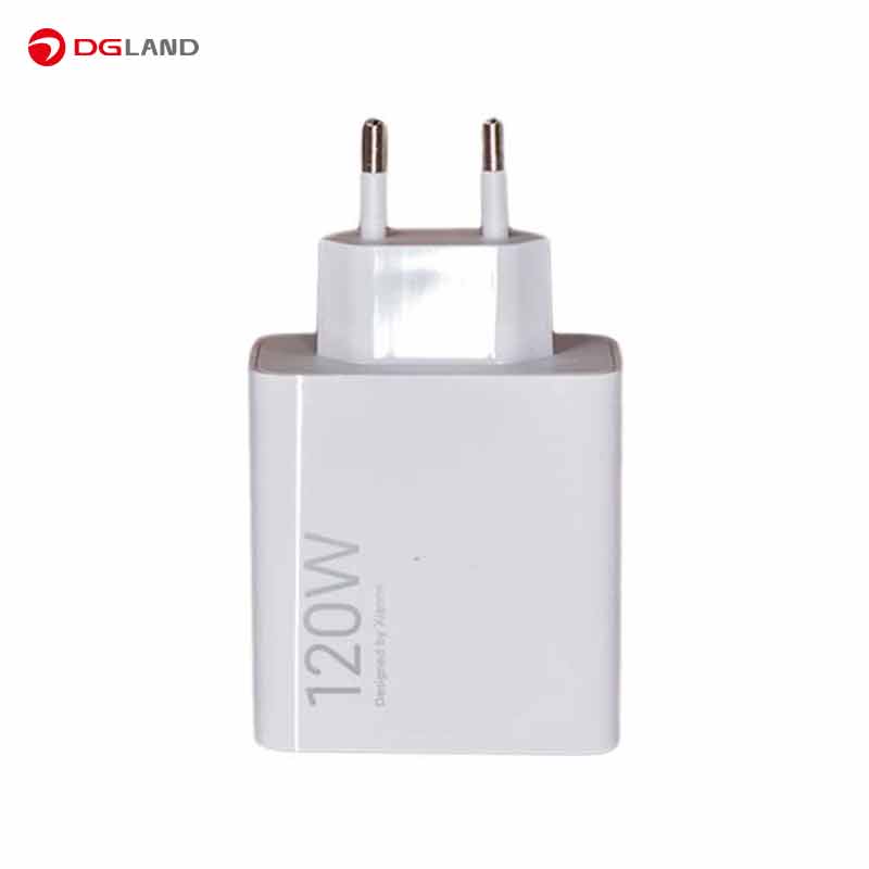 شارژر دیواری 120 وات شیائومی مدل HyperCharge دو پین به همراه کابل تایپ سی