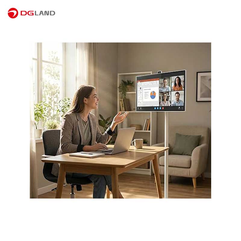 مانیتور قابل حمل لمسی  گرین لاین مدل THRONE GNTRSMTV27 سایز 27 اینچ