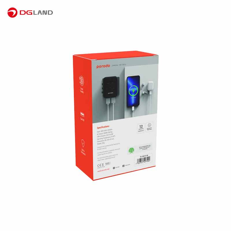 شارژر دیواری مسافرتی 12 وات پرودو مدل Dual Port Universal شارژر دیواری مسافرتی 12 وات پرودو مدل Dual Port Universal