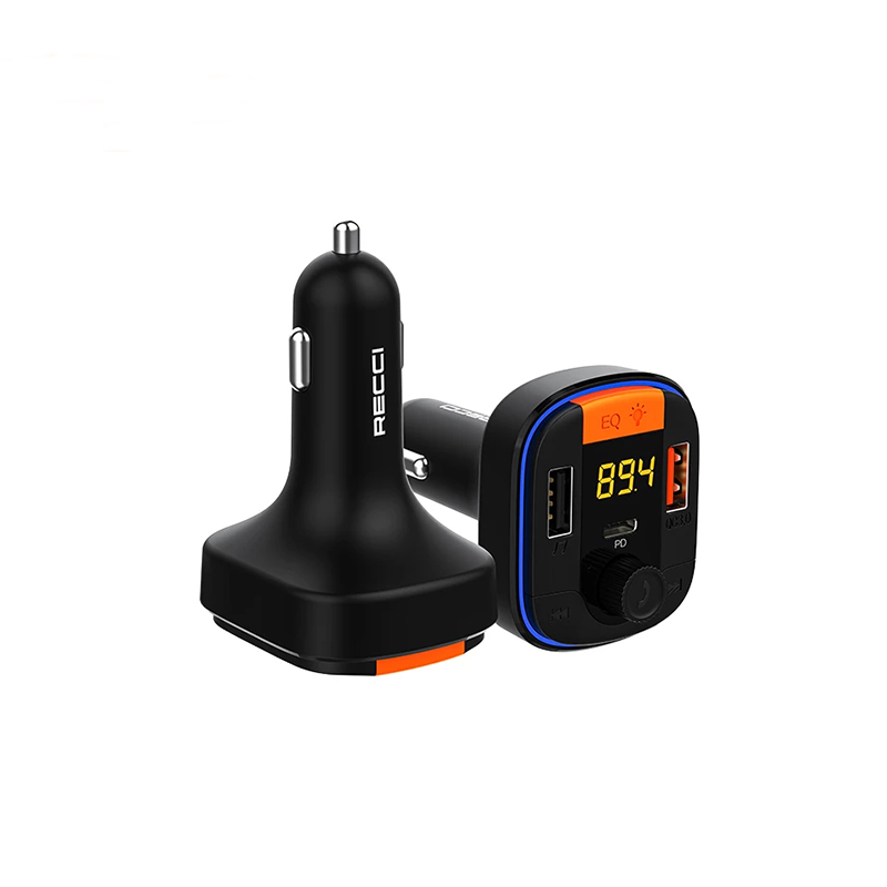 شارژر فندکی رسی مدل RQ01 Wireless FM Car Charger