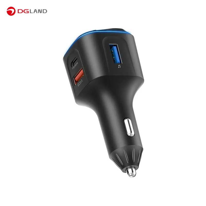 شارژر فندکی 36 وات گرین لاین  مدل GNBFMWTCC با FM Transmitter